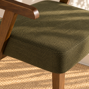 Royce Dining Armchair in Deep Olive
