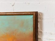 Luminous Vintage Sailboat, Mid-century Painting