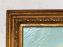 Signed Oil Painting of Ships Fine Art Framed