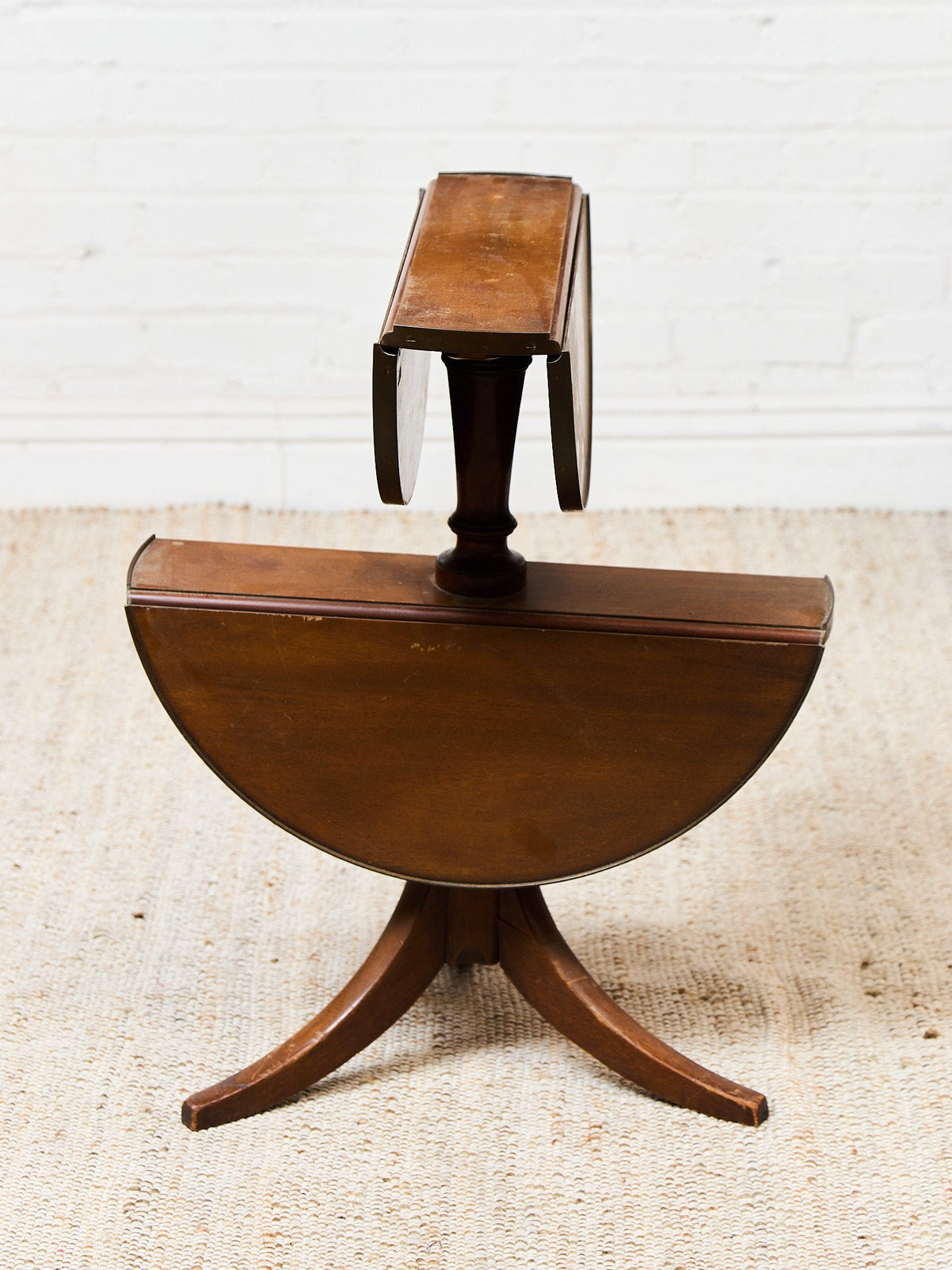 Two Tier Vintage Antique Drop-down Occasional Table