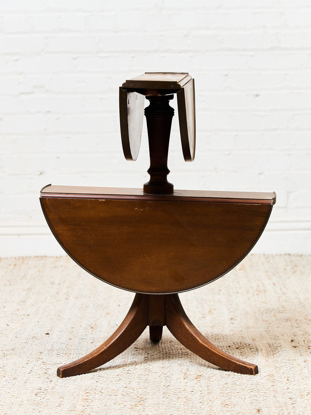 Two Tier Vintage Antique Drop-down Occasional Table