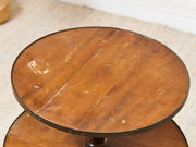 Two Tier Vintage Antique Drop-down Occasional Table