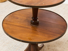 Two Tier Vintage Antique Drop-down Occasional Table