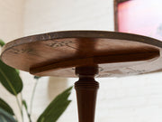 Two Tier Vintage Antique Drop-down Occasional Table