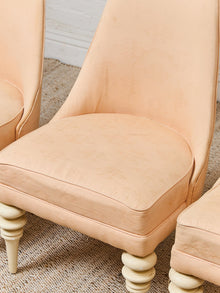 Set of Three Hollywood Regency Neo Classic Chairs
