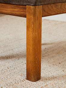 Set of 4 Brown Oak 1970s Dining Chairs