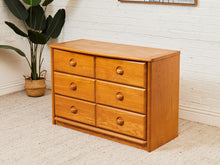 Vintage Oak 3-Drawer Dresser, 44-Inch