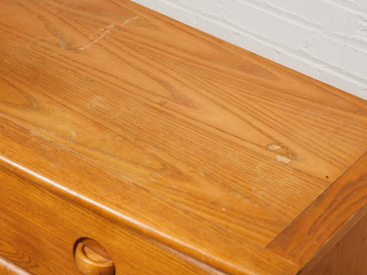 Vintage Oak 3-Drawer Dresser, 44-Inch