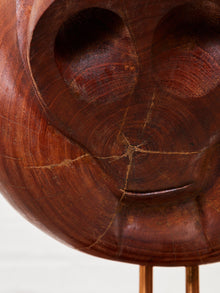 “Cochi-Cat” Mesquite Wood Sculpture by G. Valentin