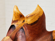 “Cochi-Cat” Mesquite Wood Sculpture by G. Valentin