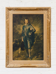Blue Boy Vintage Art Framed