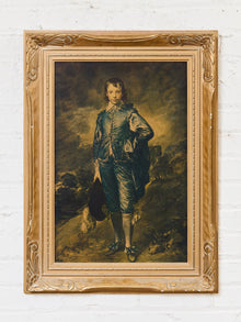 Blue Boy Vintage Art Framed