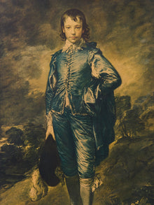 Blue Boy Vintage Art Framed