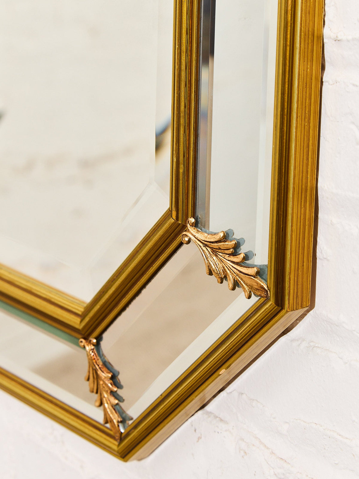 Italian Vintage Geometric Mirror