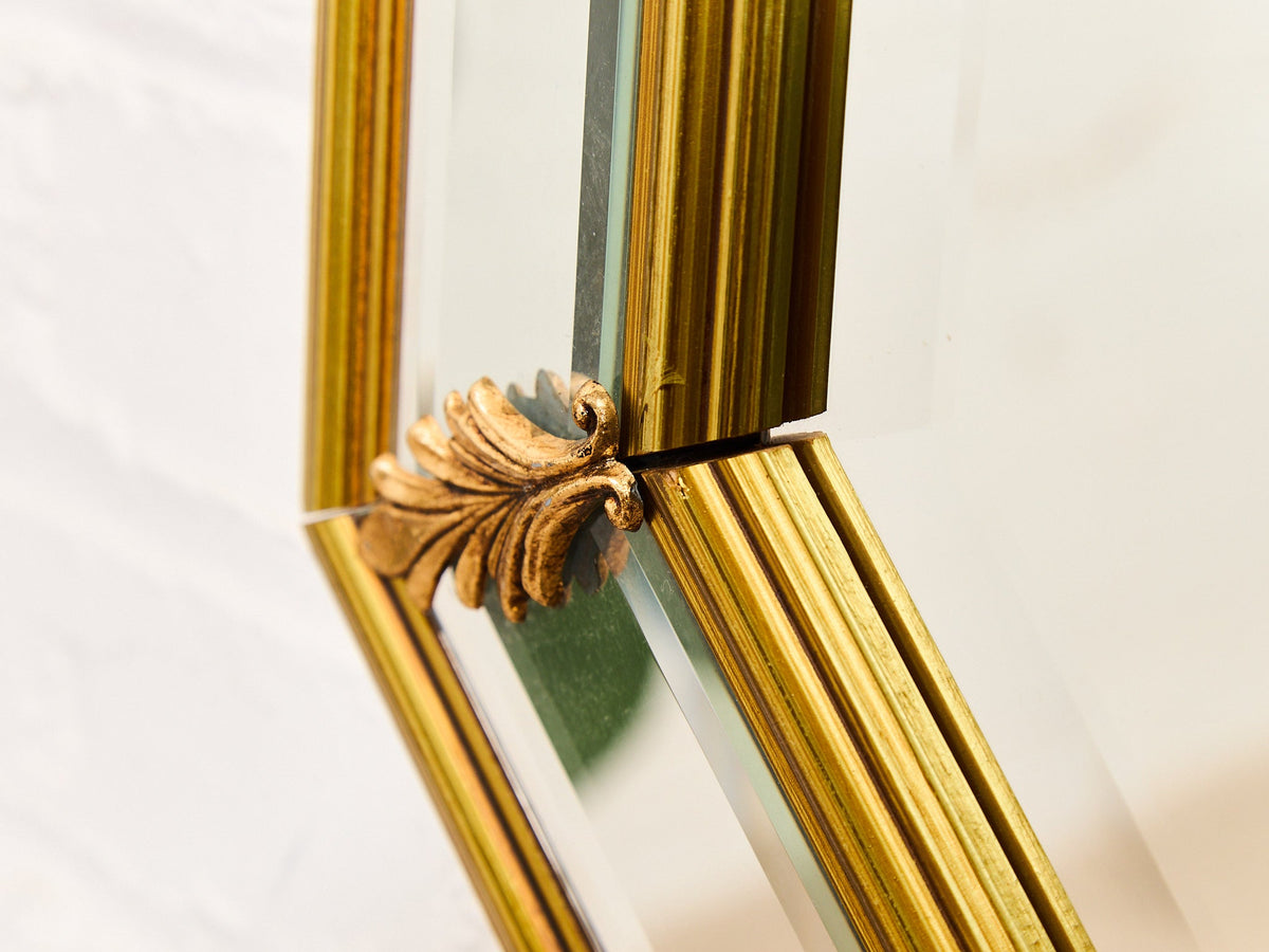 Italian Vintage Geometric Mirror