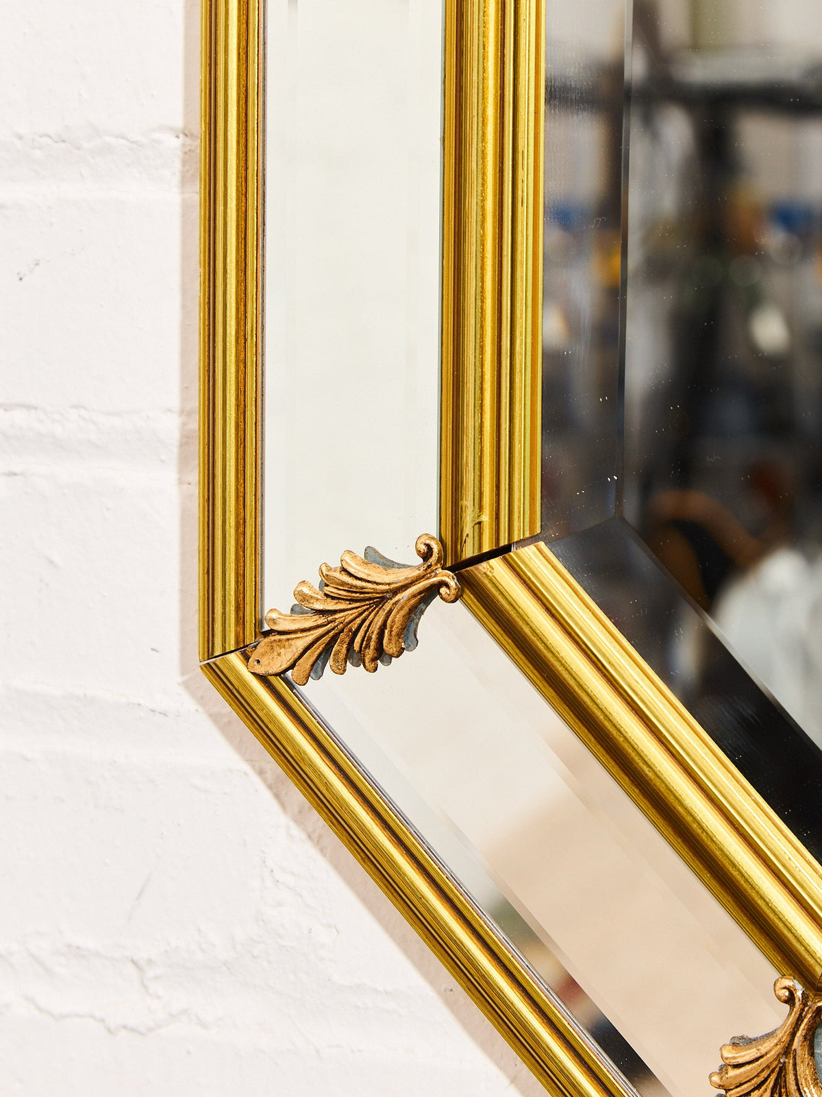 Italian Vintage Geometric Mirror