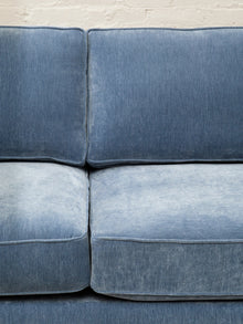 Diana Modular Sofa with Right Facing Bumper in Amici Denim