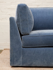 Diana Modular Sofa with Right Facing Bumper in Amici Denim
