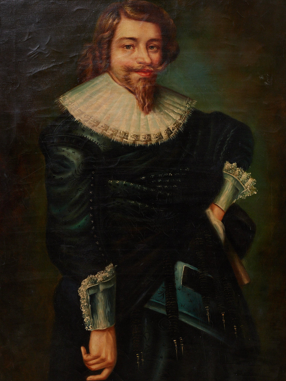 Portrait of a Man by the Dutch Golden Age Painter Nicolaes Eliasz Study Painting signed Winton
