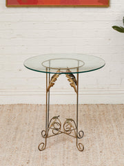 Occasional Table with Italian Gilded Base