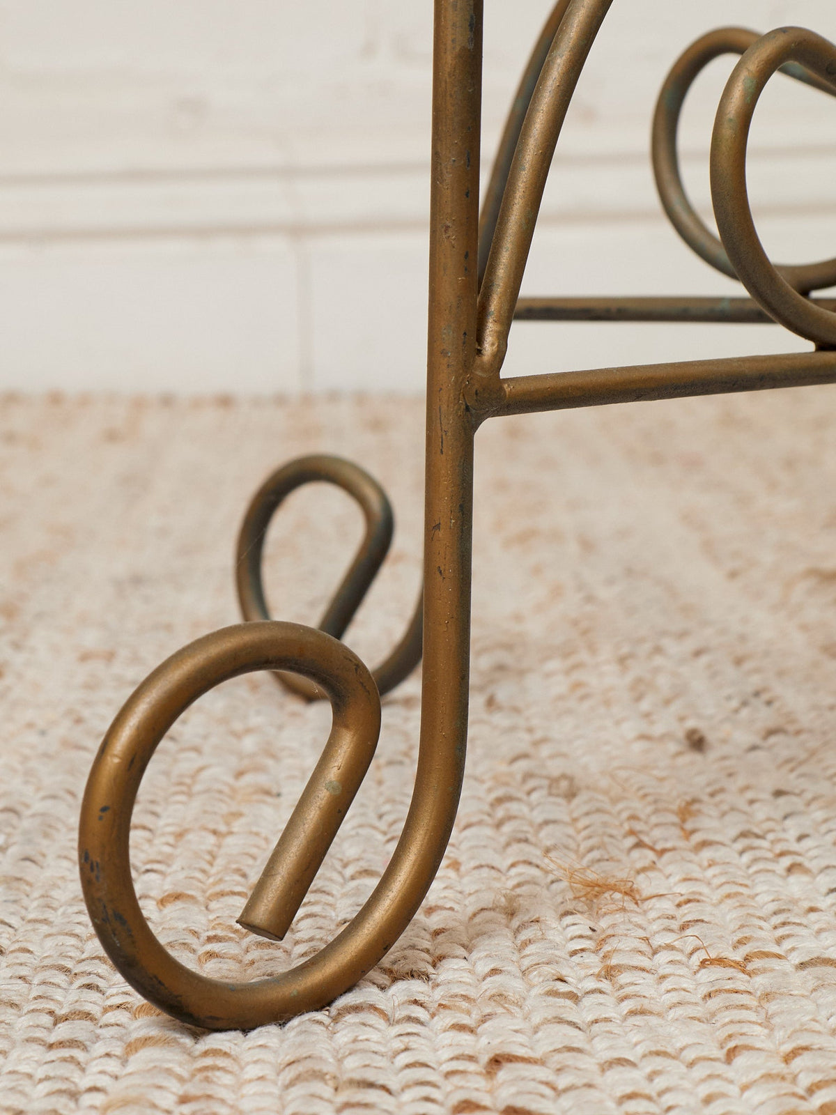 Occasional Table with Italian Gilded Base