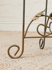 Occasional Table with Italian Gilded Base