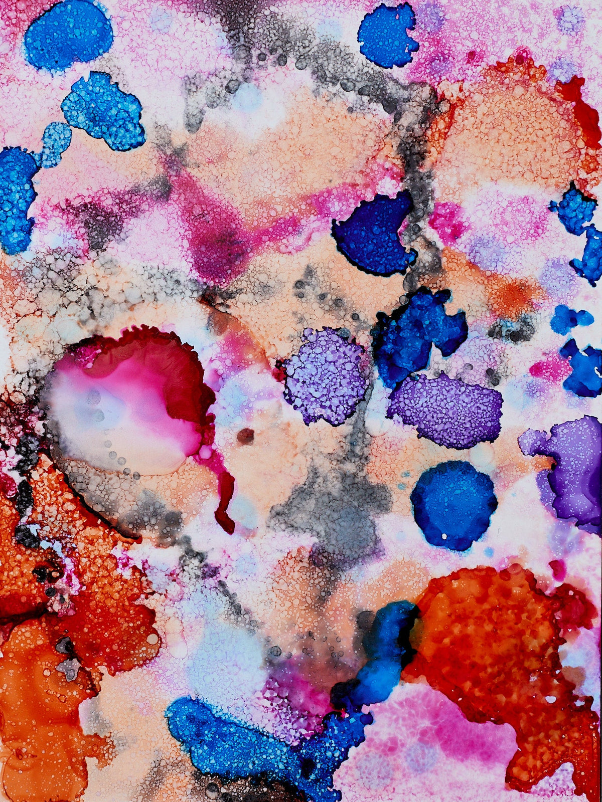 Chromatic Sediment IX: Afterglow Residue Original Painting Signed