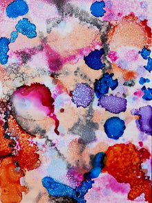 Chromatic Sediment IX: Afterglow Residue Original Painting Signed