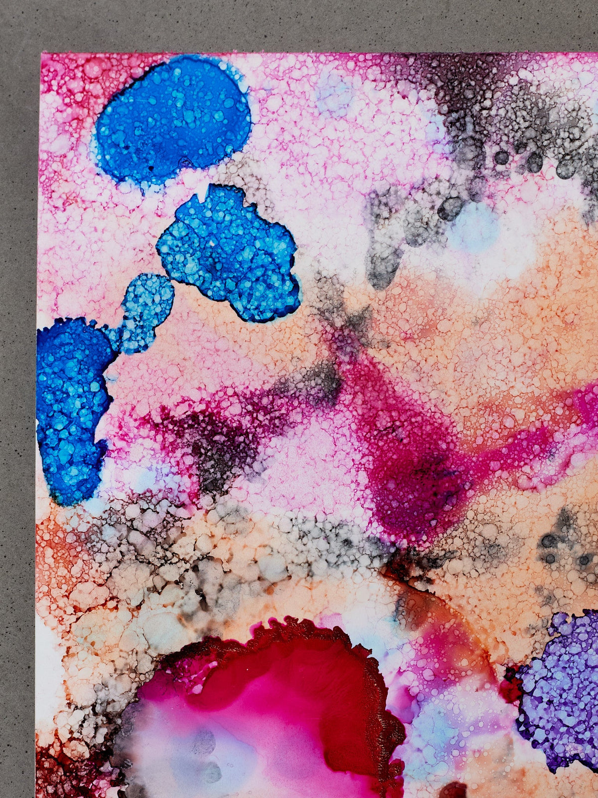 Chromatic Sediment IX: Afterglow Residue Original Painting Signed