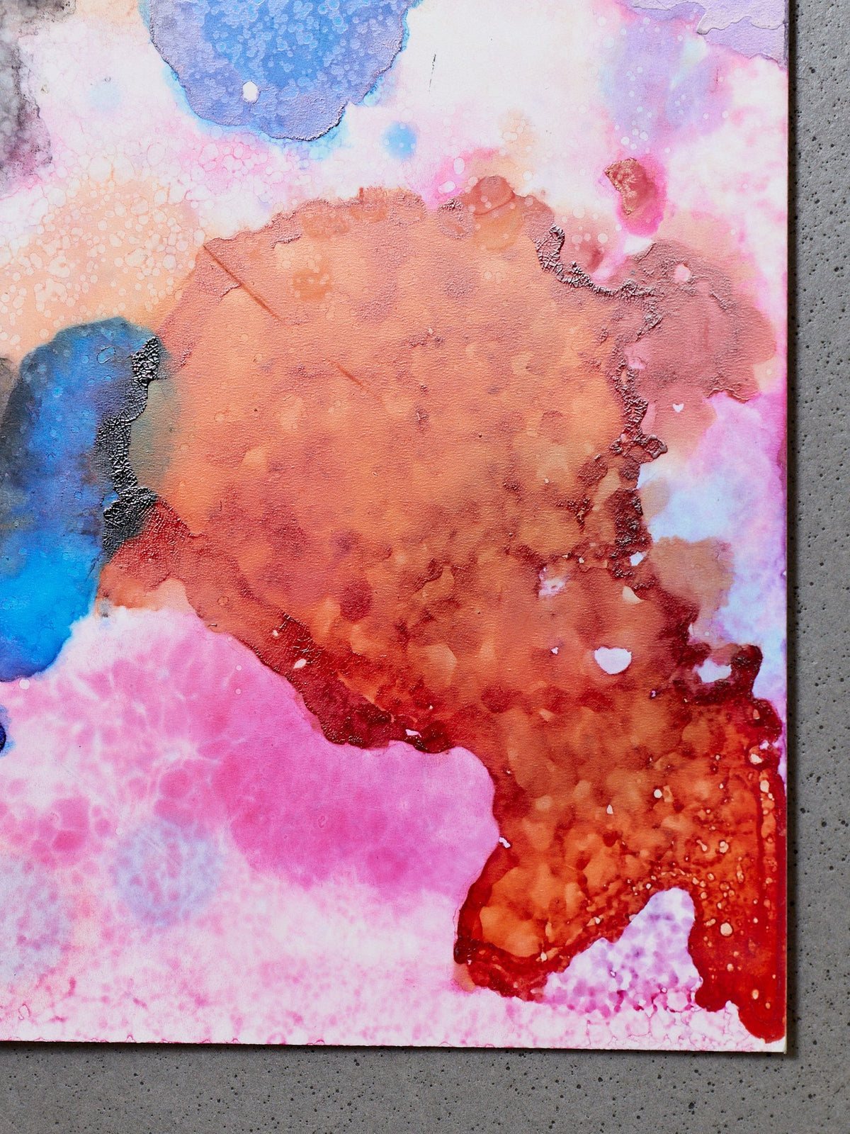 Chromatic Sediment IX: Afterglow Residue Original Painting Signed