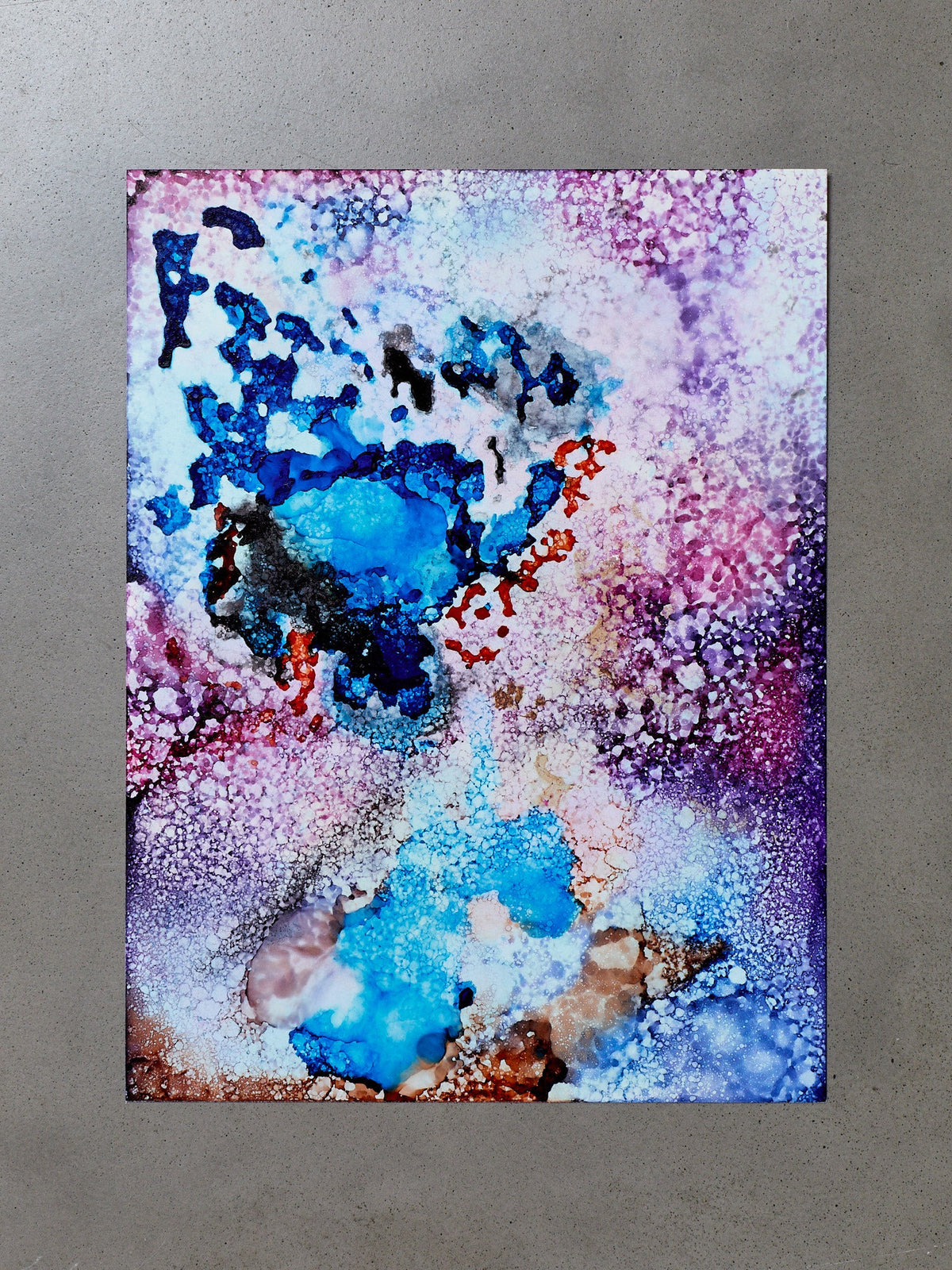 Chromatic Sediment IV: Electric Vein Original Artwork Signed