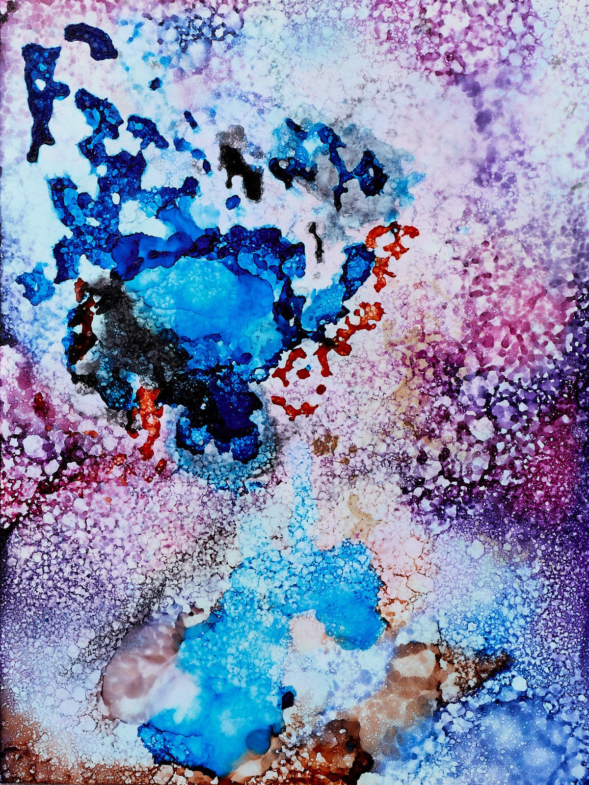 Chromatic Sediment IV: Electric Vein Original Artwork Signed