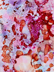 Originql Painting Chromatic Sediment I: Pink Core