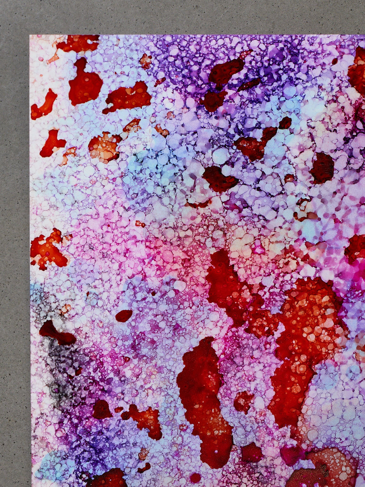 Originql Painting Chromatic Sediment I: Pink Core