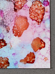 Originql Painting Chromatic Sediment I: Pink Core