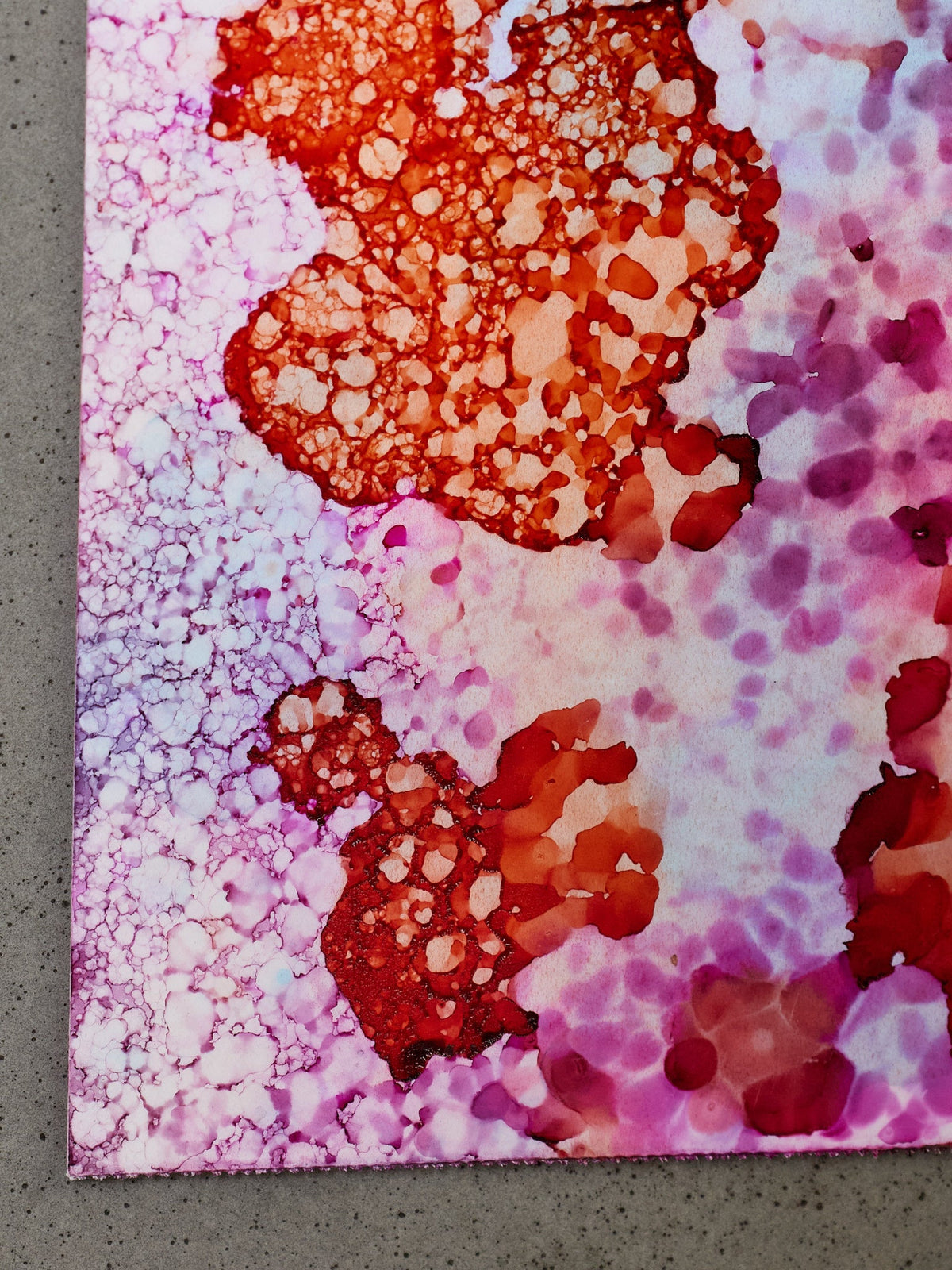 Originql Painting Chromatic Sediment I: Pink Core