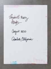 Originql Painting Chromatic Sediment I: Pink Core