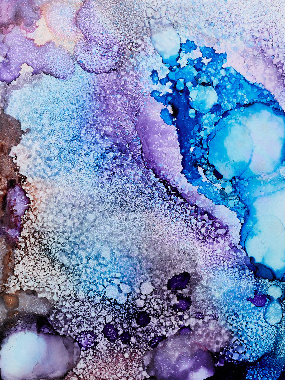 Chromatic Sediment VIII: Melt Pattern Original Painting