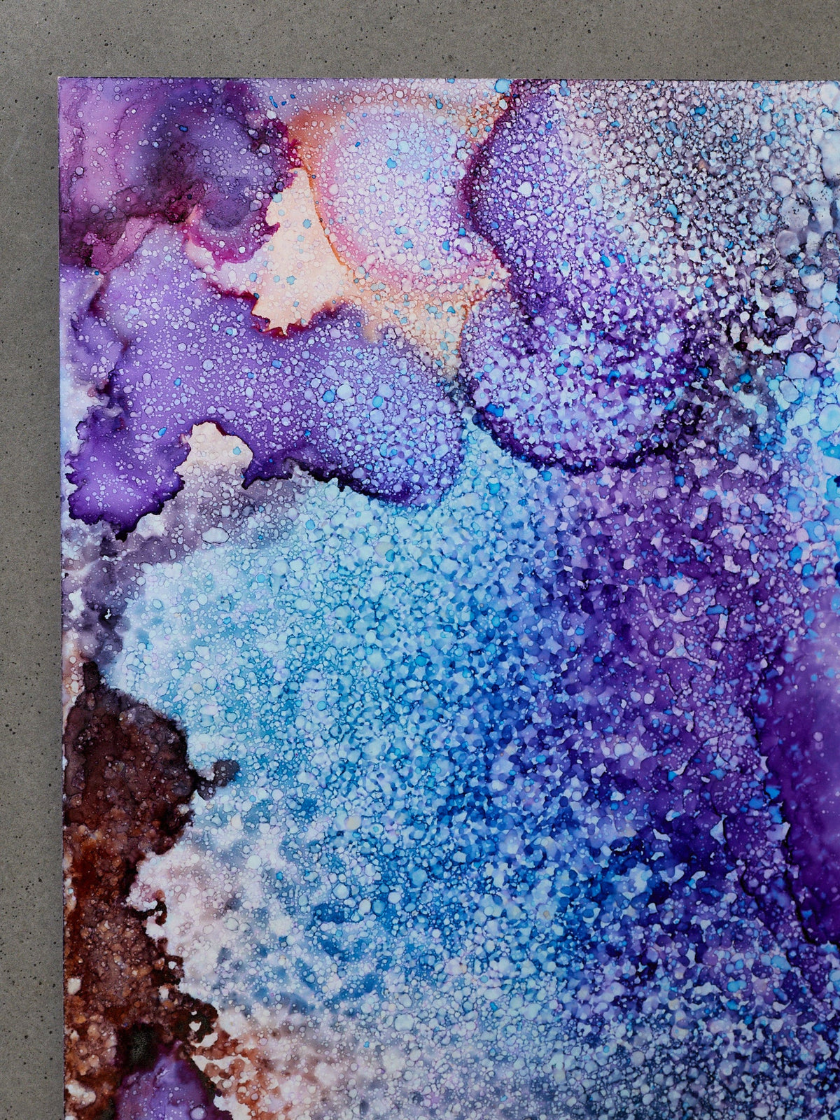 Chromatic Sediment VIII: Melt Pattern Original Painting