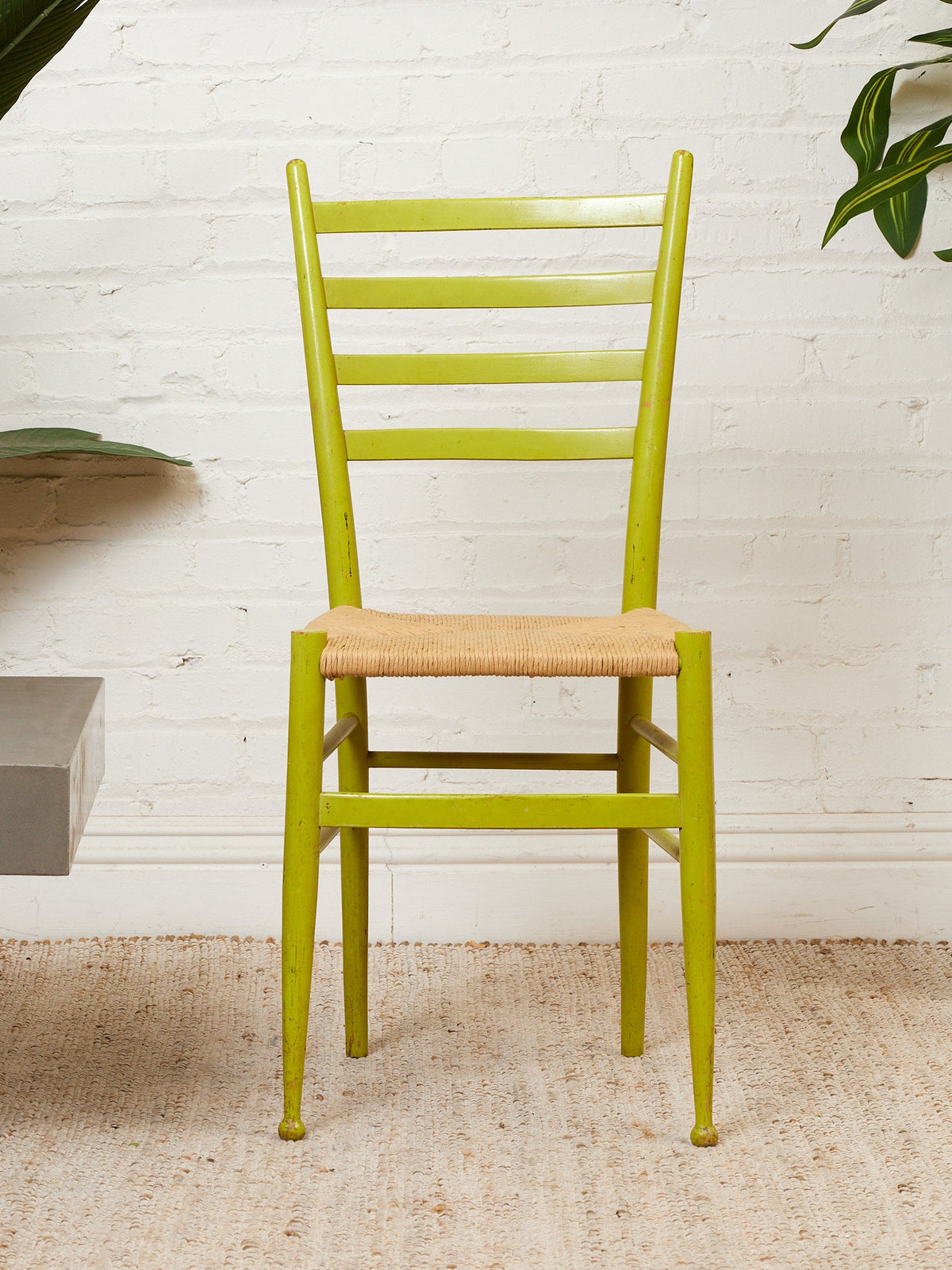 Single Woven Scandinavian Chair