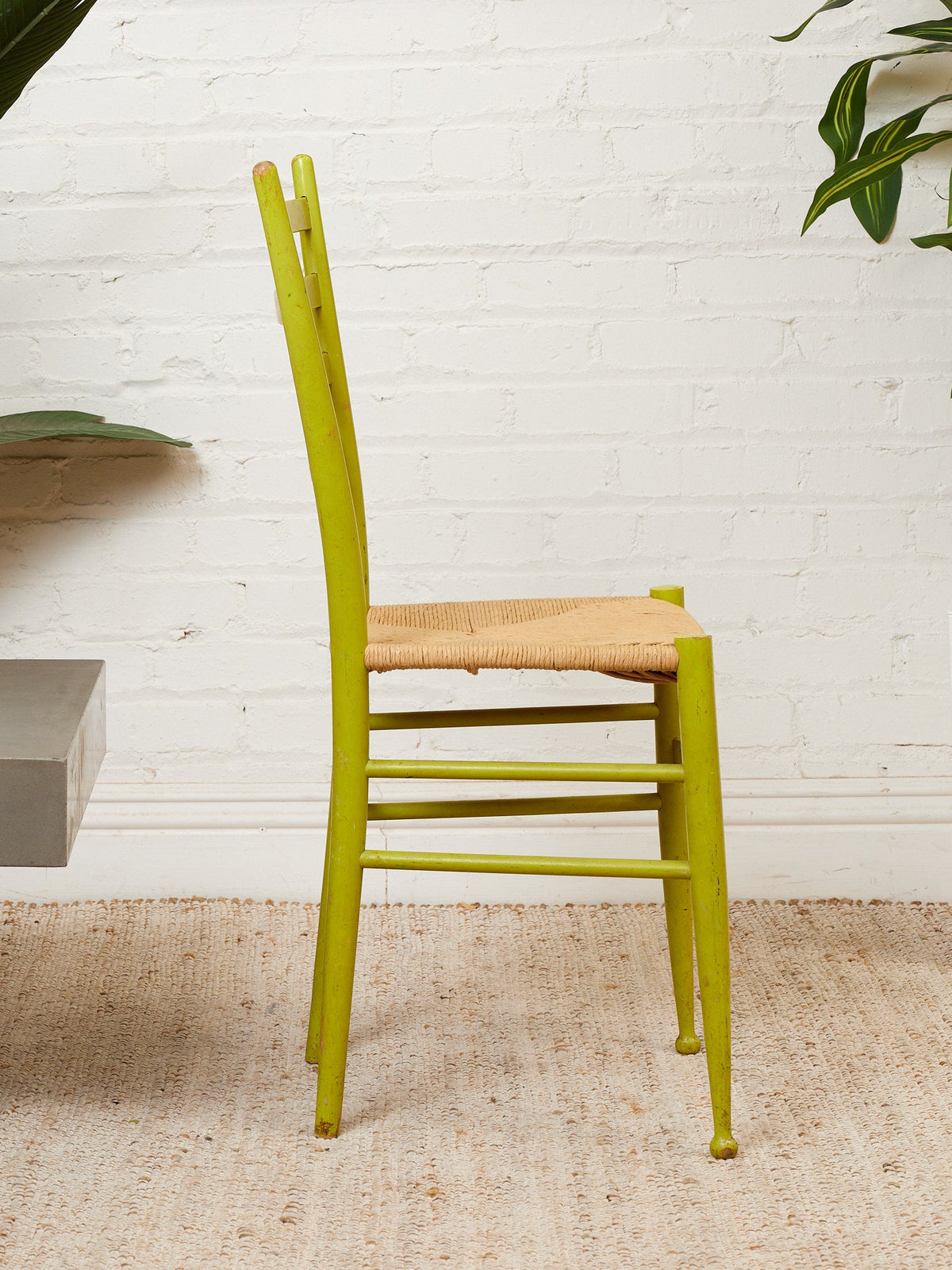 Single Woven Scandinavian Chair