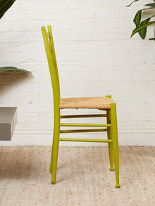 Single Woven Scandinavian Chair