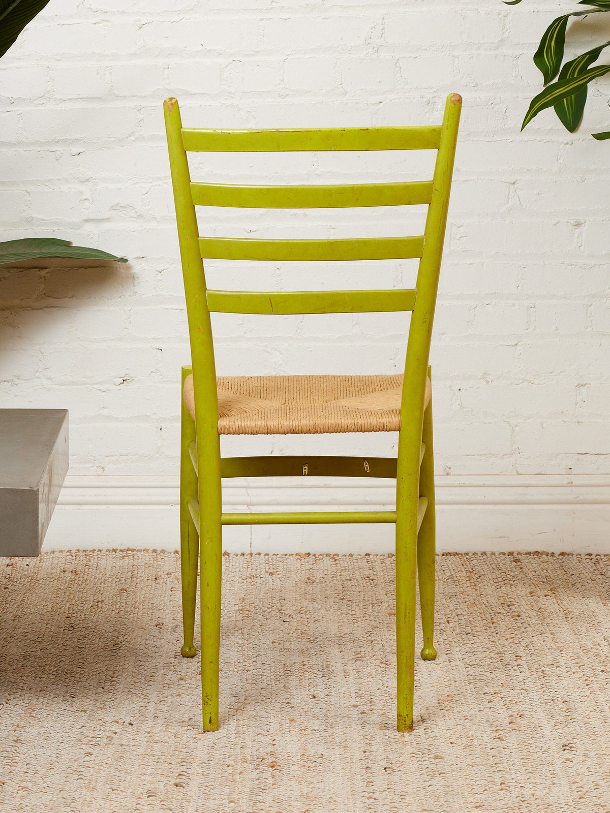 Single Woven Scandinavian Chair