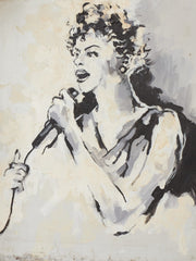 Cabaret Singer in Oil