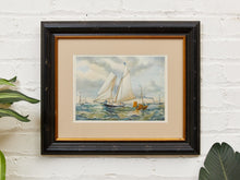 Waves Crashing Nautical, Vintage Framed Art