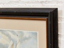 Waves Crashing Nautical, Vintage Framed Art