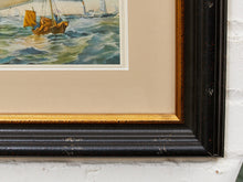 Waves Crashing Nautical, Vintage Framed Art