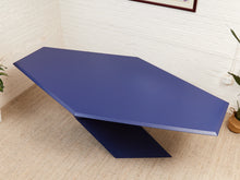 Rare 1970’s Origami Dining Table by Don S. Shoemaker in Blue