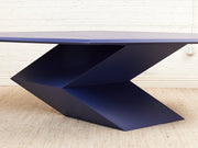 Rare 1970’s Origami Dining Table by Don S. Shoemaker in Blue