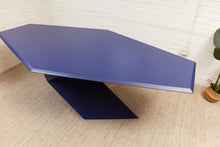 Rare 1970’s Origami Dining Table by Don S. Shoemaker in Blue